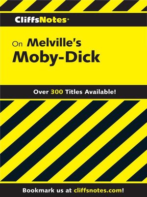 cover image of CliffsNotes on Melville's Moby-Dick